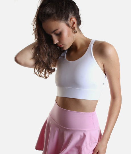 Adjustable High Neck Sports Bra for Pilates, Yoga & Daily Movement - AMBITION BRA