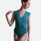 Angeles V-Neck Open-Back Dance Leotard • Sporty Look