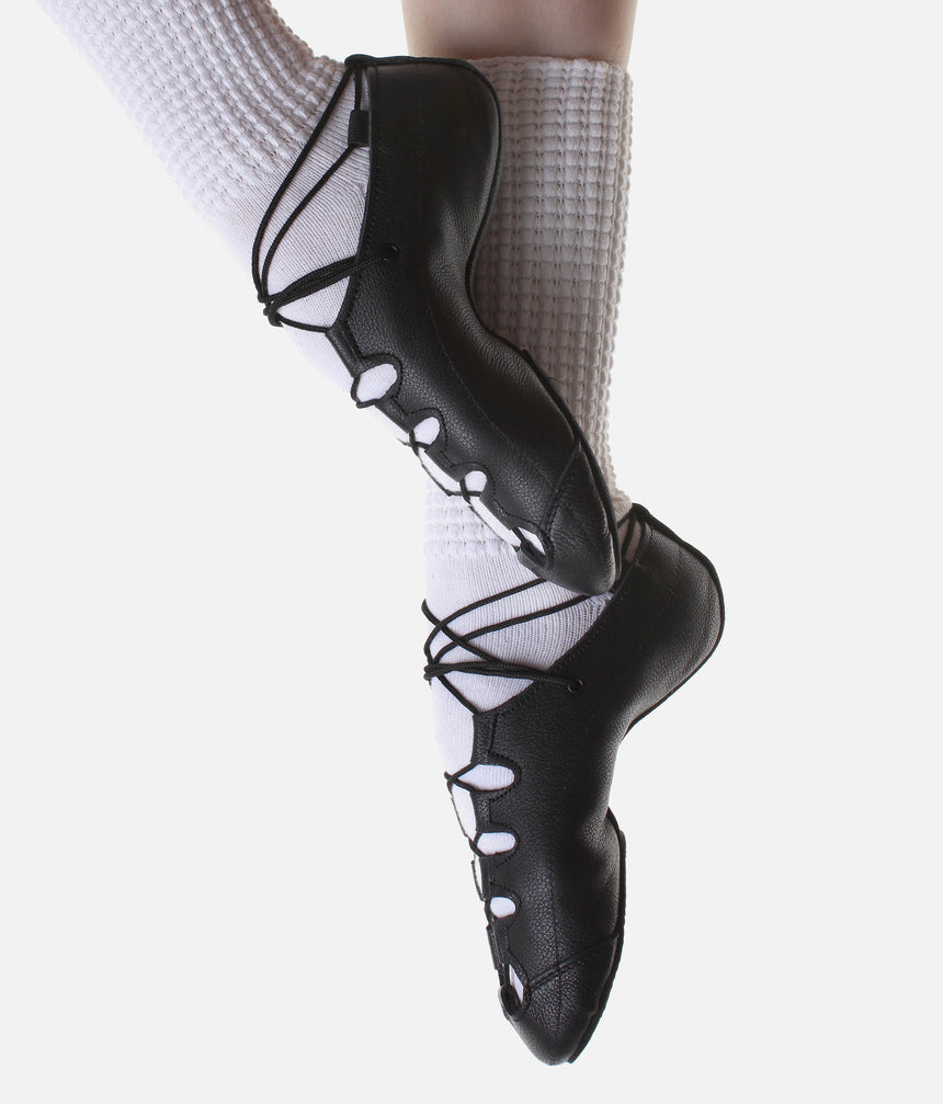 Children's Irish Dancing Pumps, Soft Leather, Split Sole Design - AOIFE PRO