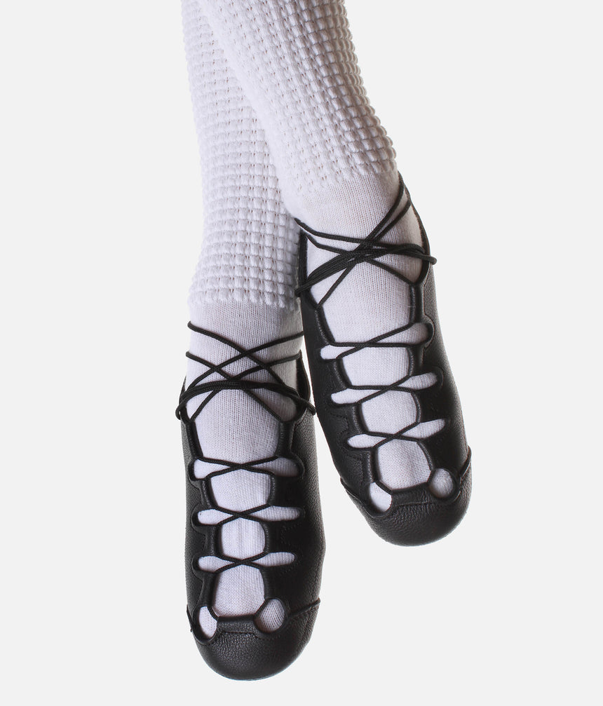 Children's Irish Dancing Pumps, Soft Leather, Split Sole Design - AOIFE PRO