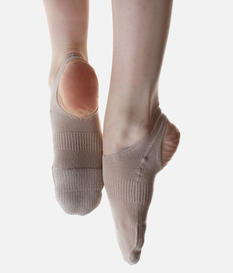 Half-Sole Compression Dance Socks, Targeted Support - ALPHA SHOCKS with TRACTION