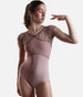 Embroidered Tulle Cap Sleeve Dance Leotard - ARTEMIDE GL