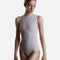 Ballet Leotard with Zip Front, Premium Studio Wear - AURA LIGHT NUDE