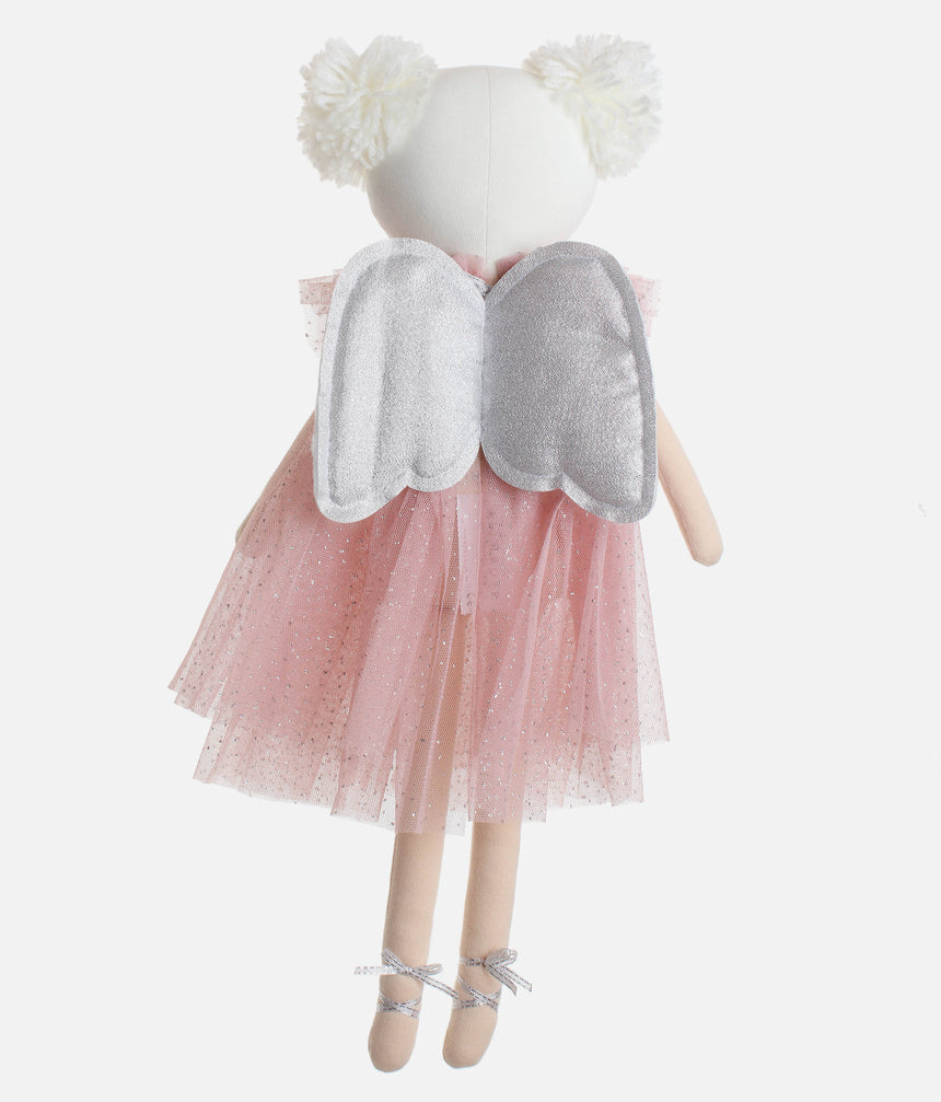 Blush Silver Ava Angel Doll - N11316BS