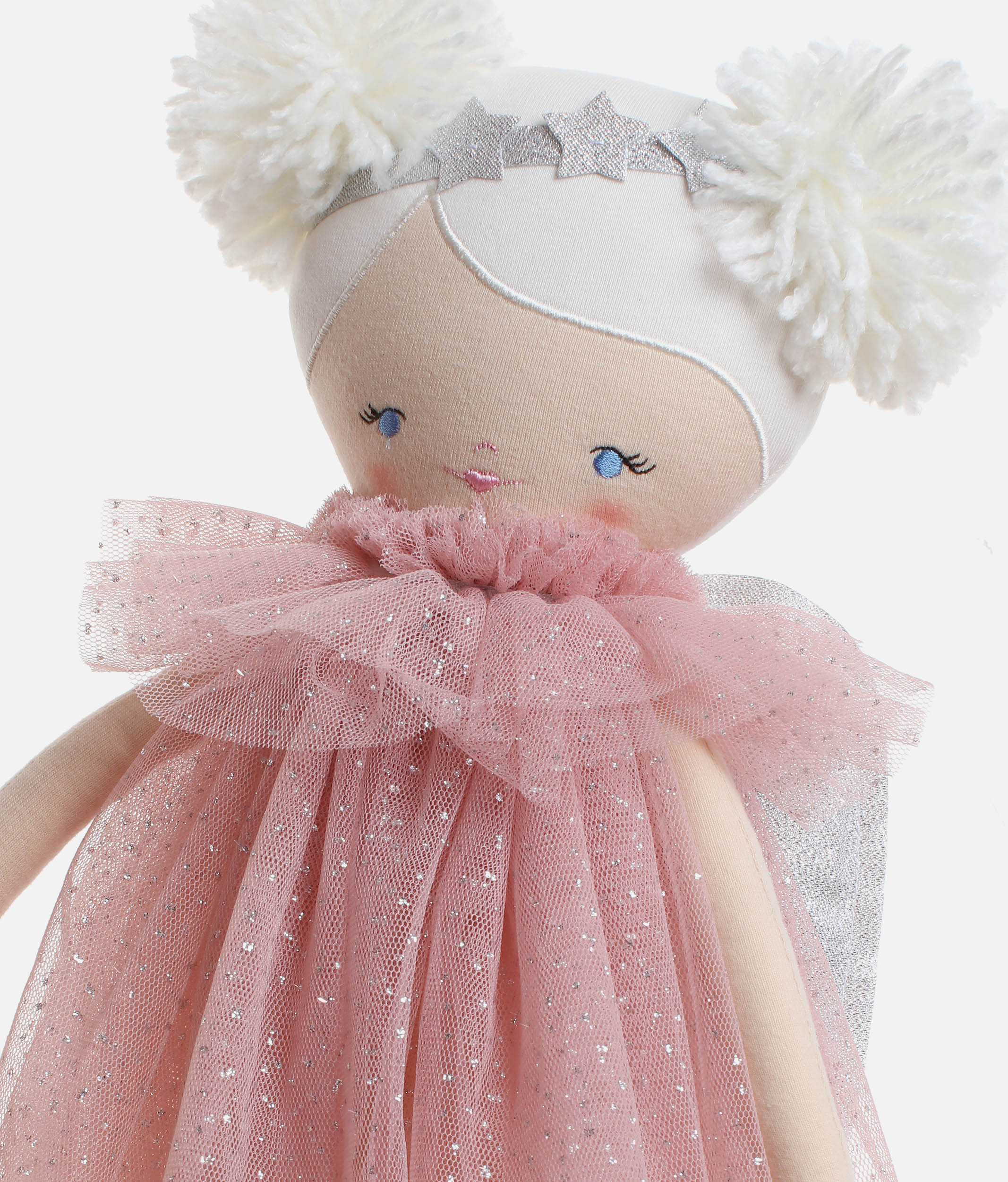 Blush Silver Ava Angel Doll - N11316BS