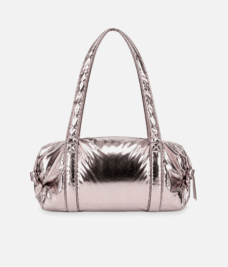 Large Metallic Ballet Bag • Copper Pink Duffle, Lightweight - B0233NB