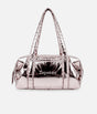 Large Metallic Ballet Bag • Copper Pink Duffle, Lightweight - B0233NB
