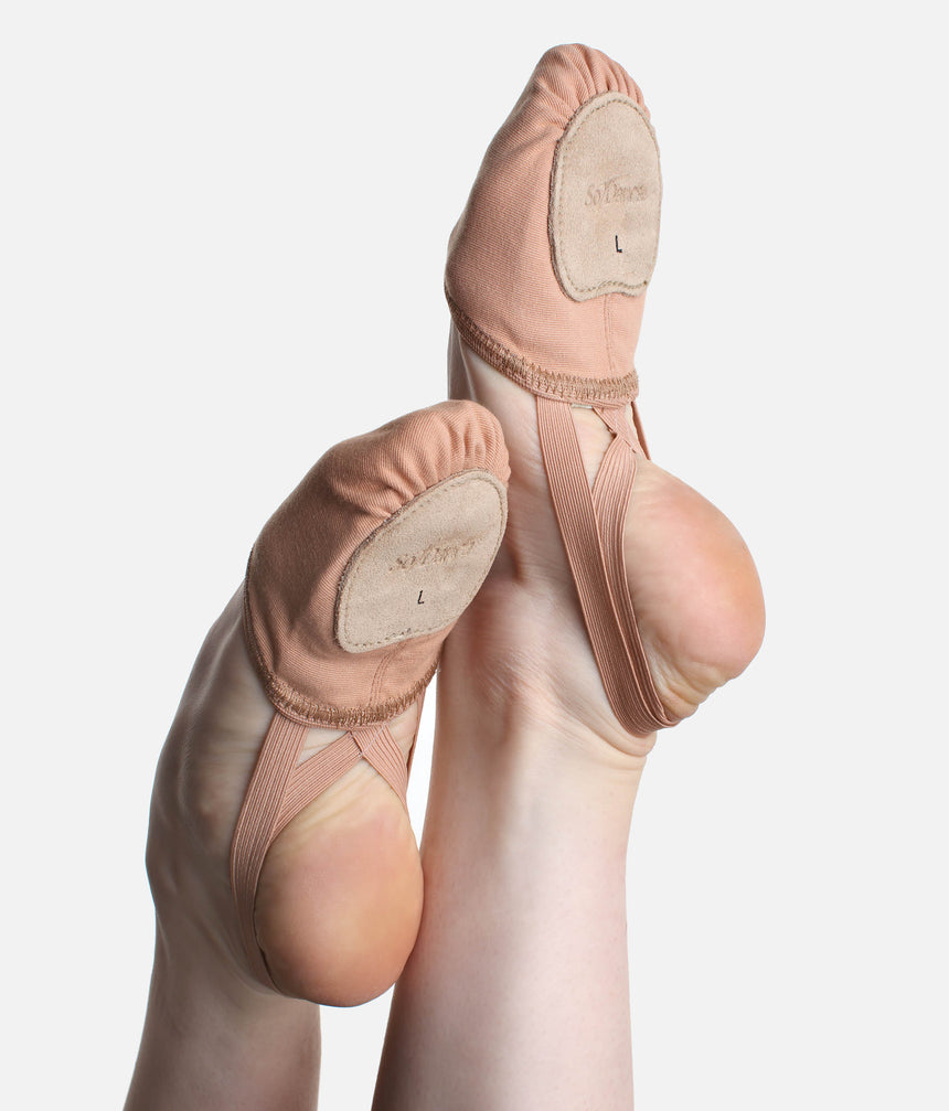 Malibu Stretch Canvas Half Sole Shoes BA41 – Seamless Fit, Superior Turns