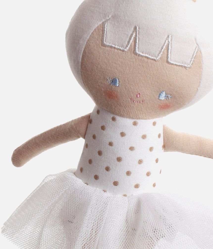 Ballet Doll for Girls with Tulle Tutu & Embroidered Face - BABY BALLERINA