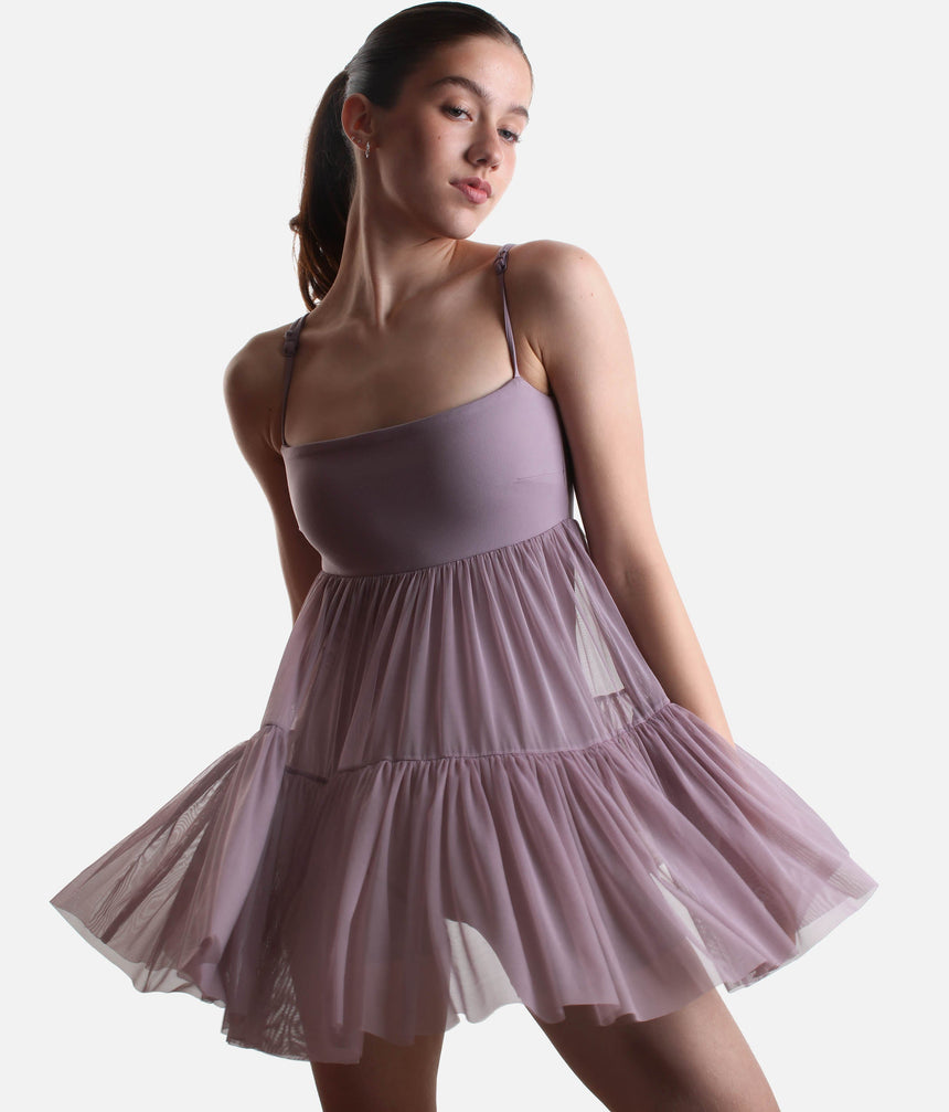 PIROUETTE BABYDOLL DRESS, Built-In Shorts, Pockets & Adjustable Straps