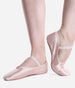 Children’s Satin Ballet Shoes, Full Sole, Pre-Sewn Elastic, Ideal for Beginners - BAE16