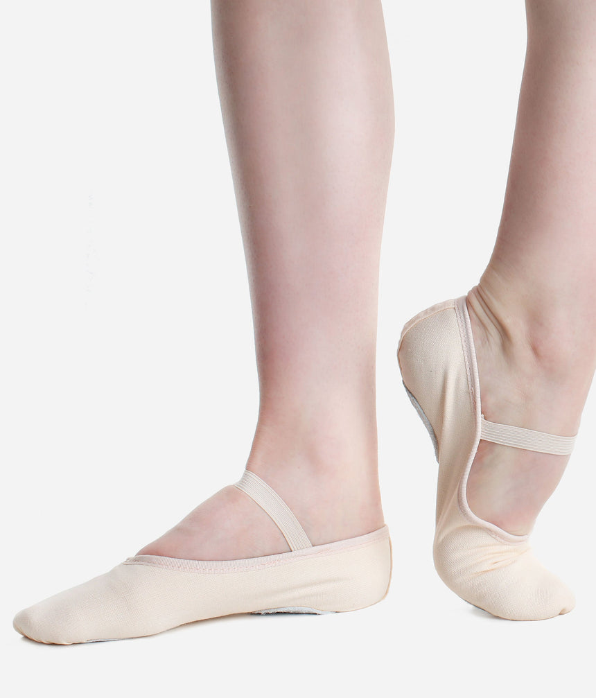 Economy Split Sole Canvas Ballet Shoe - BAE 23