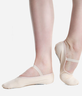 Child's Economy Split Sole Canvas Ballet Shoe - BAE 23