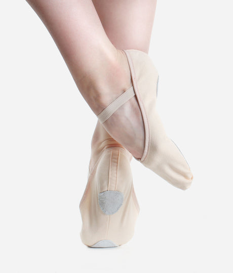 Economy Split Sole Canvas Ballet Shoe - BAE 23