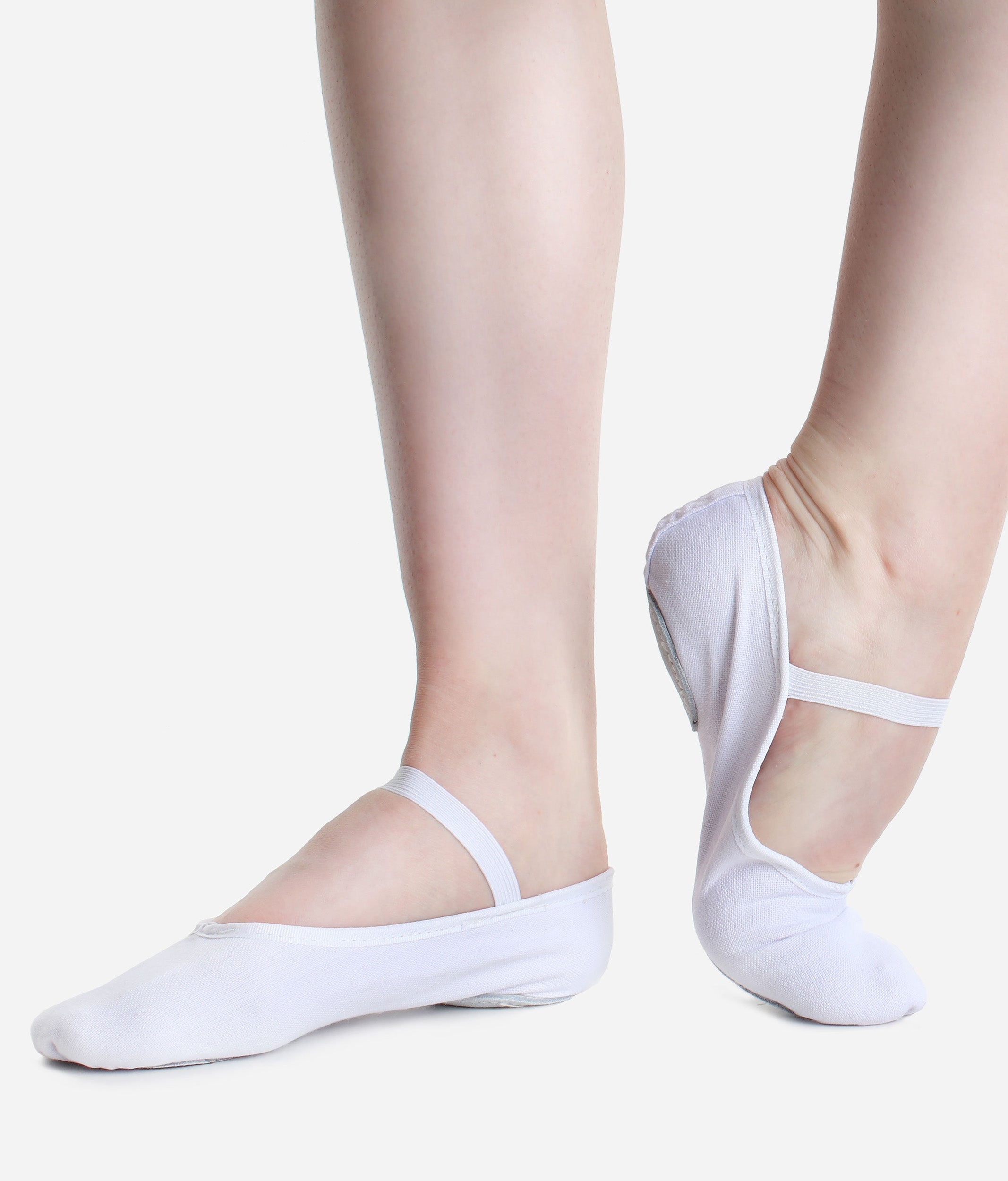 Economy Split Sole Canvas Ballet Shoe - BAE 23