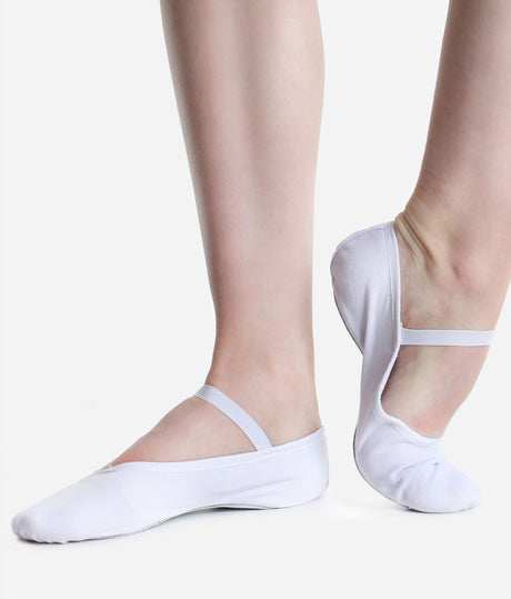 Economy Full Sole Canvas Ballet Shoe - BAE 24