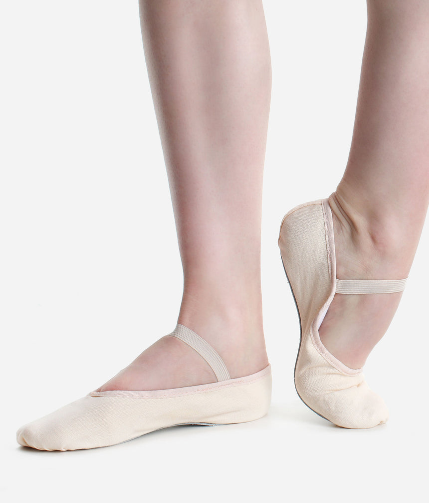 Economy Full Sole Canvas Ballet Shoe - BAE 24