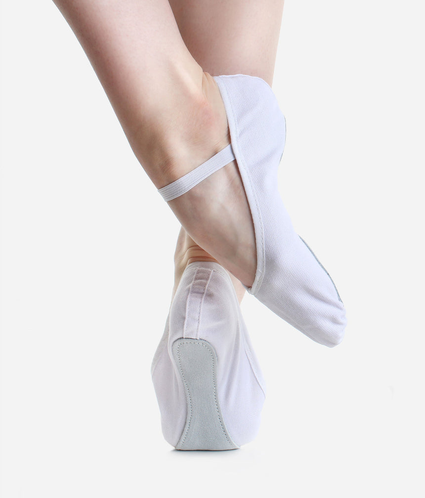 Economy Full Sole Canvas Ballet Shoe - BAE 24