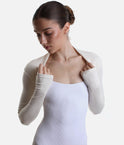 Knit Ballet Bolero Shrug • Long Sleeve Warm-Up with Thumbholes - Lumi