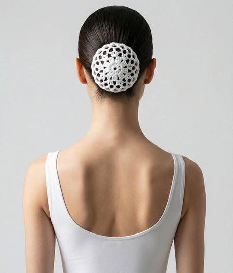 Crochet Ballet Bun Cover - E8956