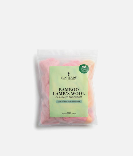 Natural Bamboo Lamb’s Wool, Vegan Cushioning for Pointe Shoe - BH1725