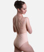 V-Neckline Dance Leotard, Elegant Dancewear with Lace Back - BERTILL