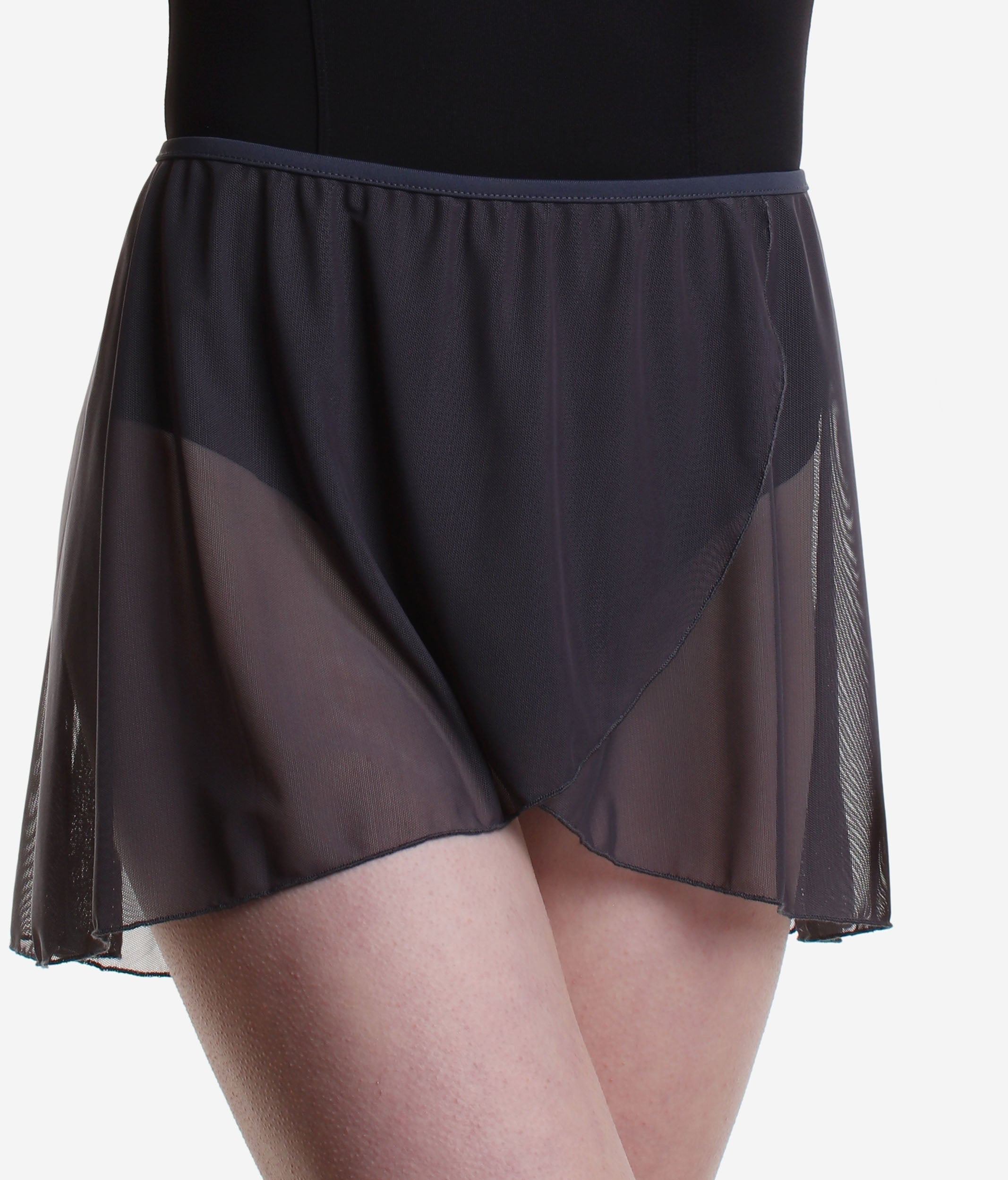 Pull-On Dance Skirt, Mock Wrap Design - BETHANIE