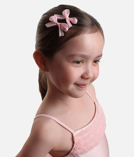 PETITE BARRETTE SET, Bow Hair Clips for Girls & Tiny Dancers - BH1730