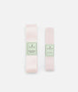 Bunheads rehearsal satin ribbon and elastic in Light Professional Pink, packaged side by side