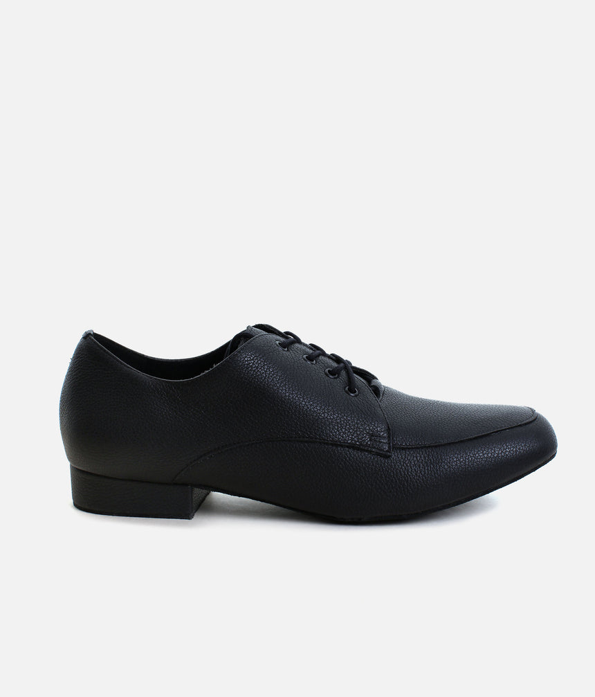 BL102 Robbie Men’s Ballroom Dance Shoes • Black Leather