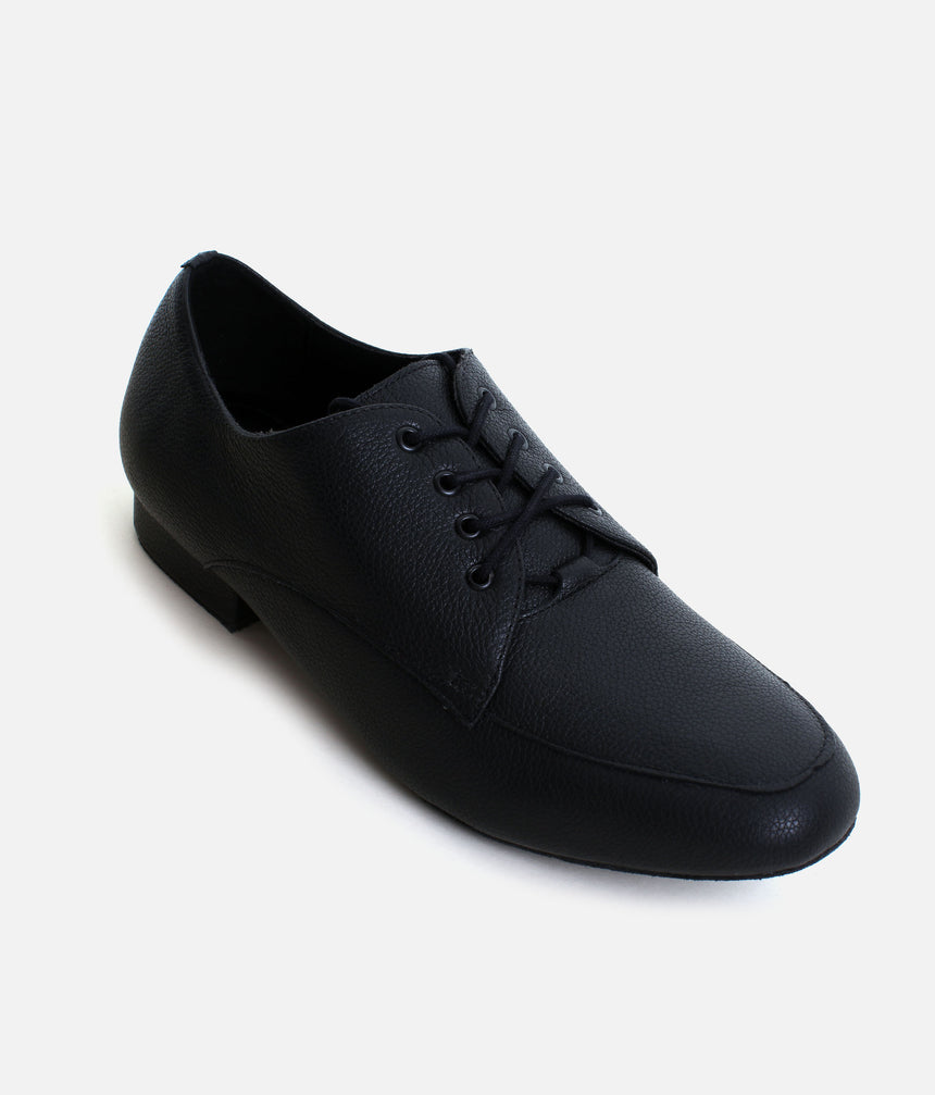 BL102 Robbie Men’s Ballroom Dance Shoes • Black Leather