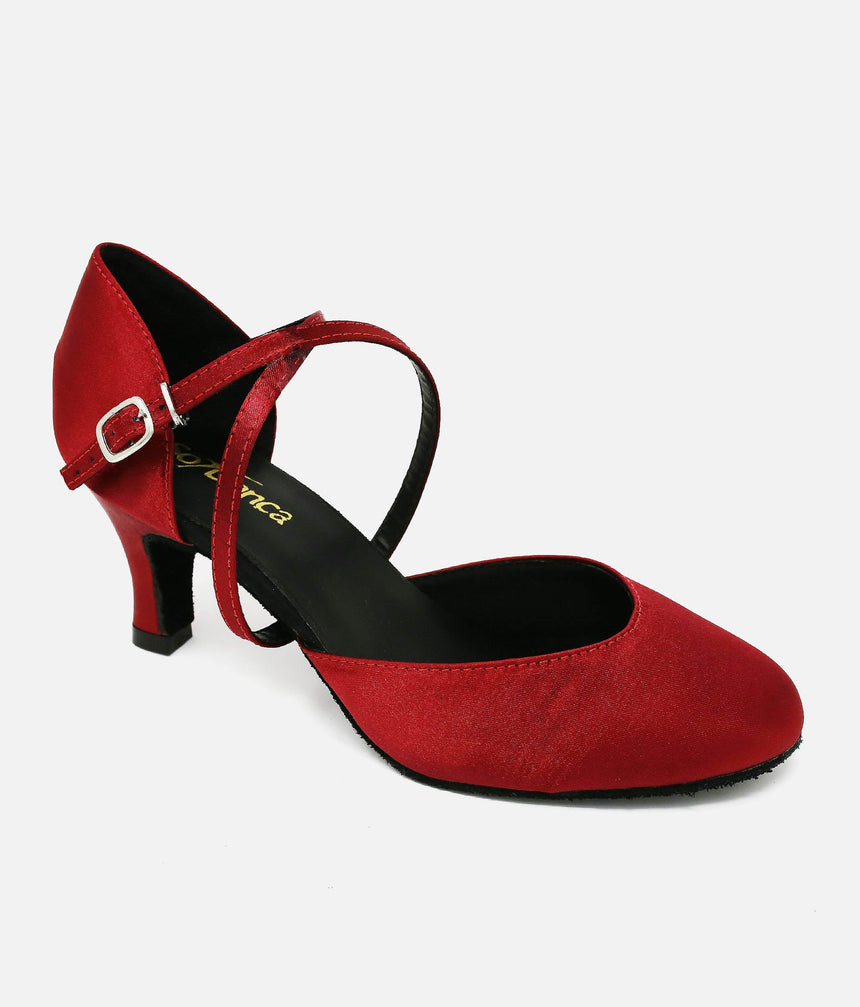 Satin Closed Toe Ballroom Shoe - BL 156