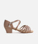 MAMBO Juvenile Leather Latin Dance Shoes, Duo Sole - BL301