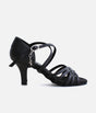 CHA CHA Latin Dance Sandals, 3” Heel Hybrid Sole - BL305