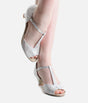 Open Toe Ballroom Shoe, T-Bar - BL 33