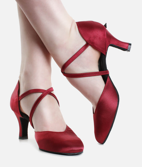 Satin Closed Toe Ballroom Shoe - BL 156