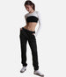 Rollover Waist Sweatpants – Oversized Cozy Fleece Joggers with Pockets