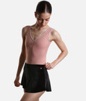 Luxury Velvet Ballet Skirt, Short Pull-On Dance Skirt - VELA