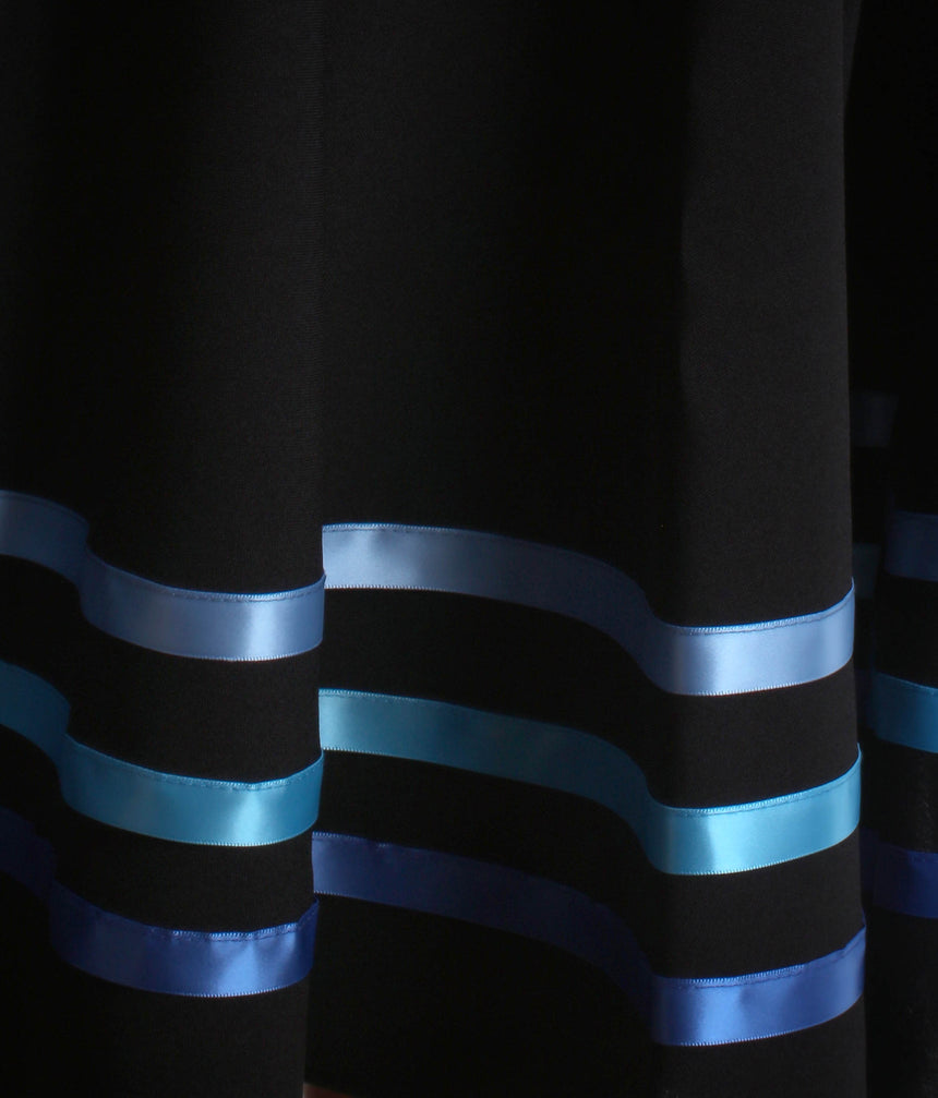 Girls Character Dance Skirt - RAD & ISTD Approved with 3 Ribbon Stripes