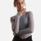 Bow Back Long Sleeve Top - 4-Way Reversible Mesh Design