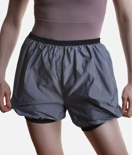 Bullet Pointe Reversible Ballet Warm-Up Shorts