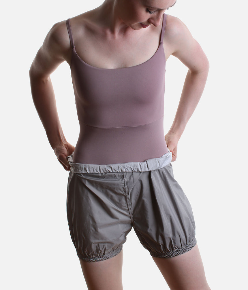 Bullet Pointe Reversible Ballet Warm-Up Shorts