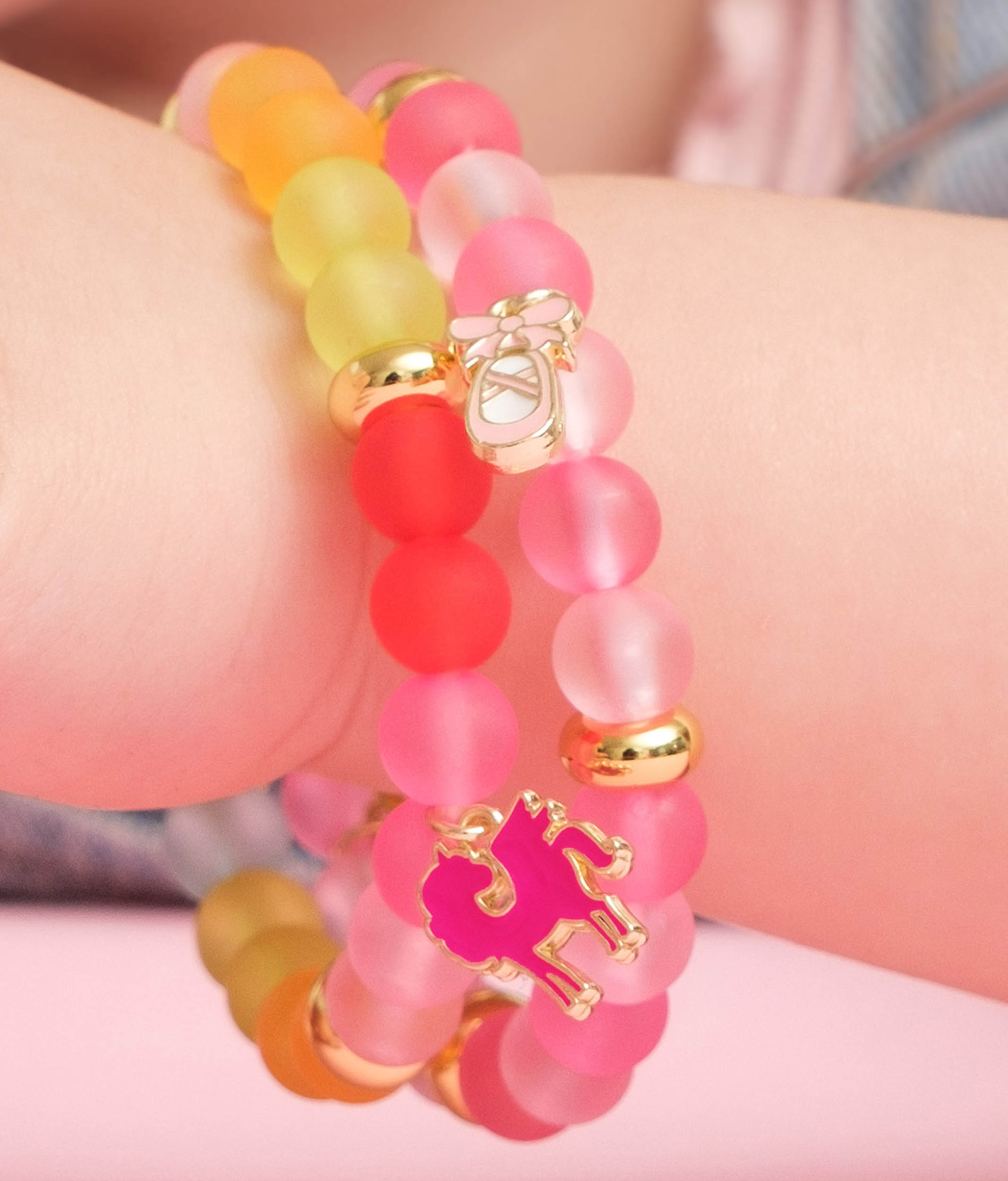 Girls Bracelet, Rainbow Unicorn - Colour Me Happy