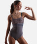Luxury Ballet Leotard, Camisole Style with Lace & Embroidery - BRIGID GL MAGNETE