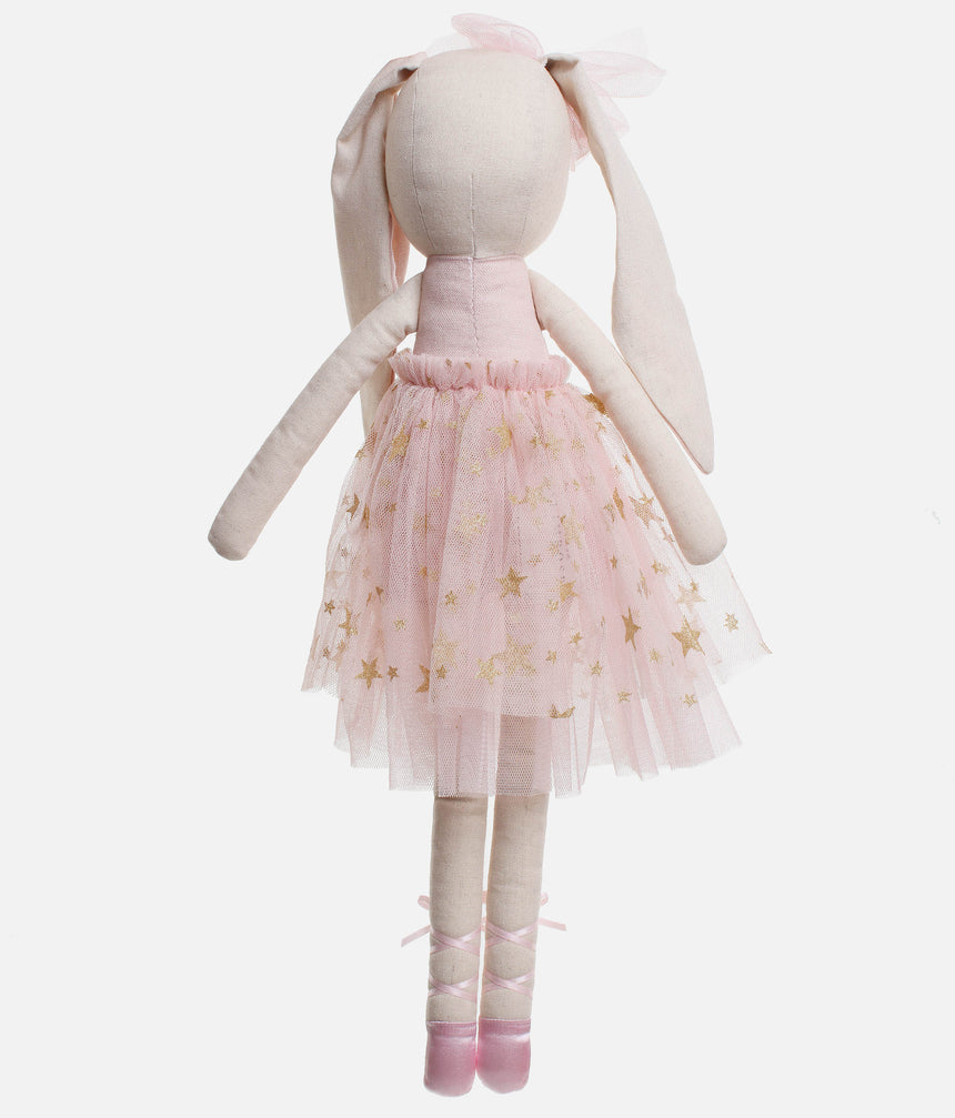 Pale Pink Bronte Ballerina Bunny Doll - N11542PP