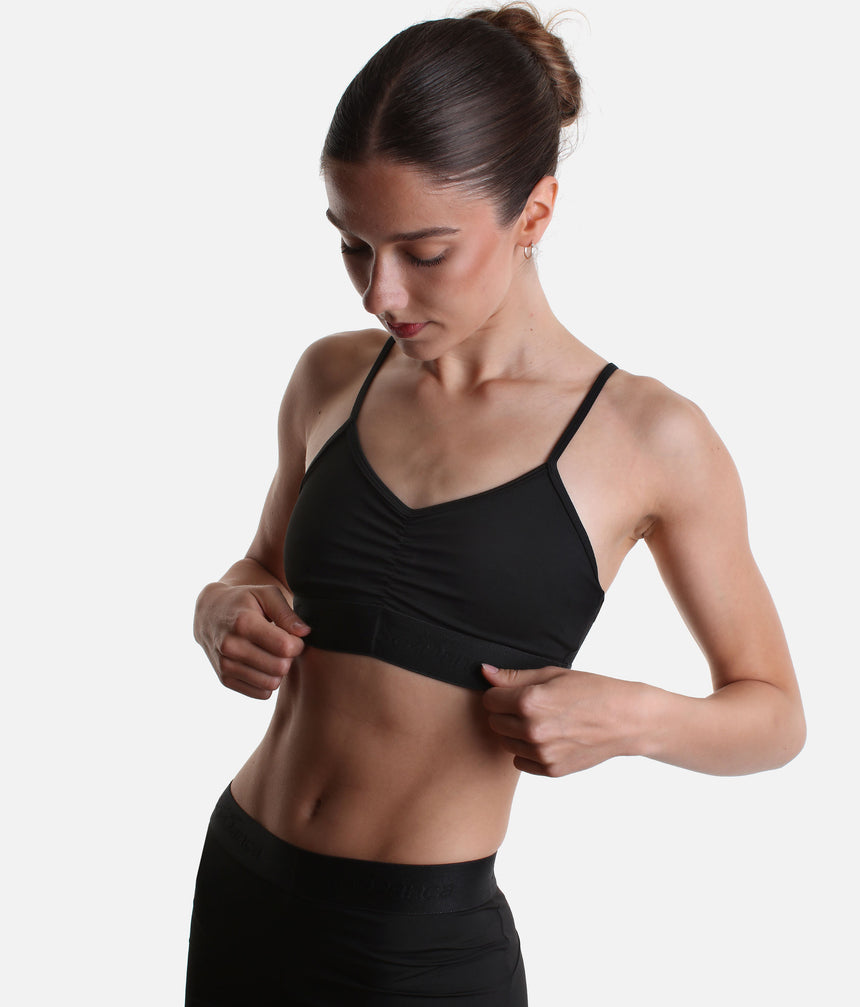 Ruched Camisole Crop Top • Light Studio Layer - BY103