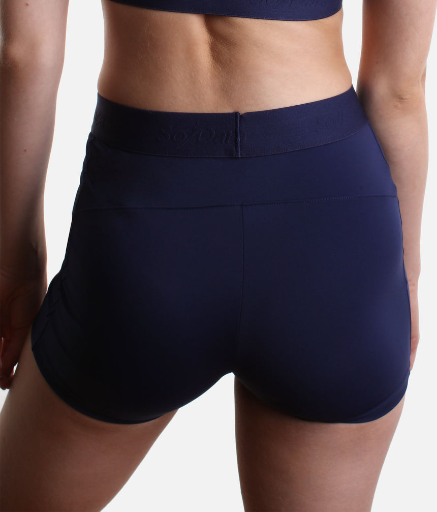 Microfiber Dance Shorts • Branded Waistband - BY104