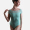 Lace Cap Sleeve Leotard, Elegant Boatneck Dancewear - BY11
