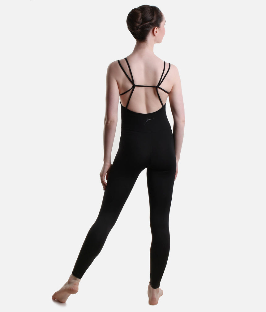 Dance Catsuit, Flattering Strappy Back Unitard - BY23