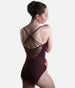 LUCILIA Camisole Ballet Leotard with Mesh Detail Back - BY63